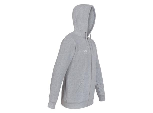 UMBRO Basic Hood Jacket jr Grå 164 Hettegenser med liten logo 