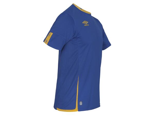 UMBRO UX Elite SS Jsy Blå/Gul XL Flott kortermet spillertrøye 