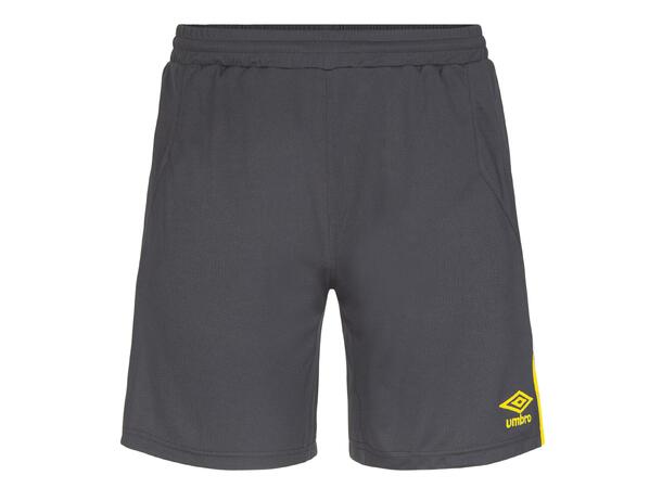 UMBRO UX Elite Shorts jr Sort/Gul 164 Flott spillershorts 