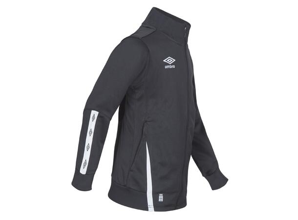 UMBRO UX Elite Track Jacket j Sort 128 Polyesterjakke med tøffe detaljer