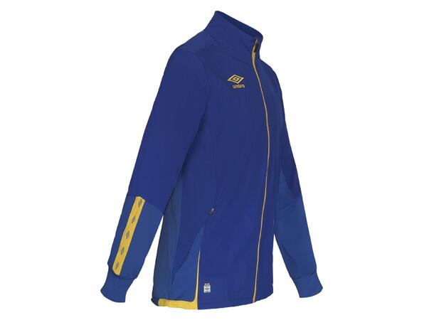 UMBRO UX Elite Trn Jkt Blå/Gul 3XL Lett treningsjakke, romslig passform. 