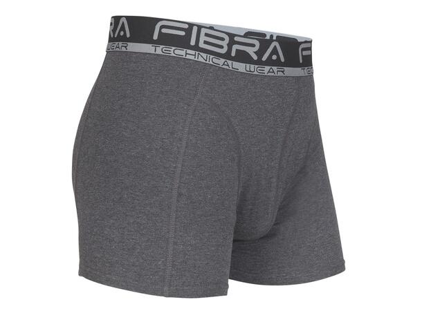 FIBRA Apex Boxer 2pck Sort/Grå M Boksershorts til herre i 2 farger 