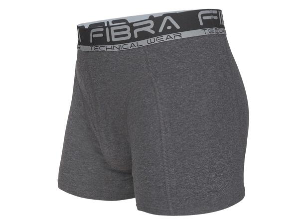 FIBRA Apex Boxer 2pck Sort/Grå M Boksershorts til herre i 2 farger 