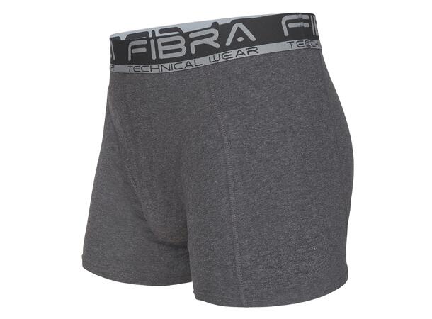 FIBRA Apex Boxer 2pck Sort/Grå M Boksershorts til herre i 2 farger 