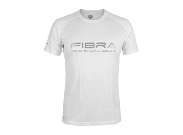 FIBRA Xtrm Tee Hvit L Lett og luftig trøye med smal passform 
