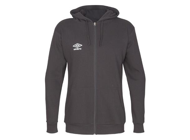 UMBRO Basic Hood Jacket jr Sort 140 Hettegenser med liten logo 