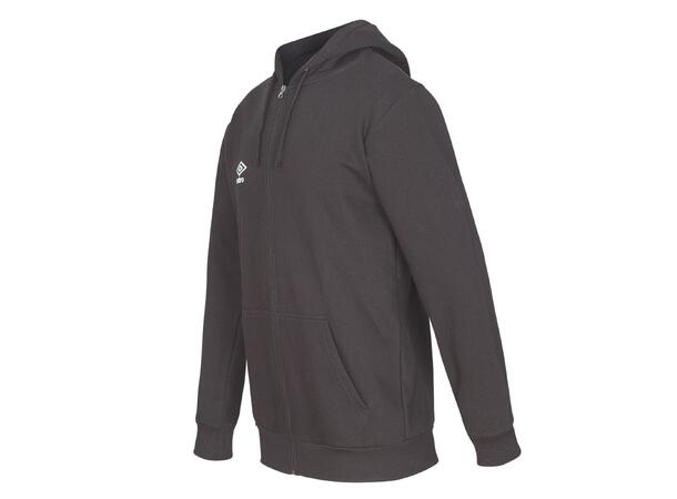 UMBRO Basic Hood Jacket jr Sort 140 Hettegenser med liten logo 