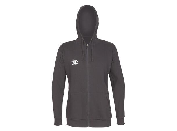 UMBRO Basic Hood Jacket jr Sort 140 Hettegenser med liten logo 