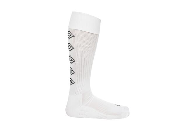 UMBRO UX Elite Fotb.Str Hvit/Sort 40-44 Solide fotballstrømper - god passform 