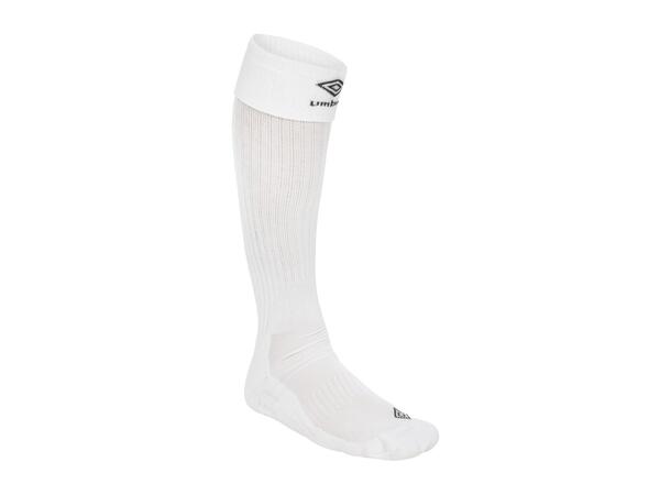 UMBRO UX Elite Fotb.Str Hvit/Sort 40-44 Solide fotballstrømper - god passform 