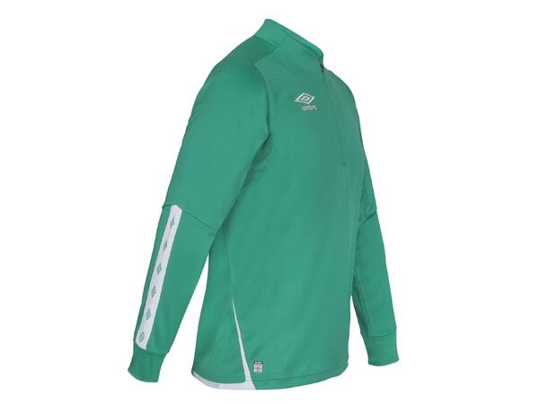 UMBRO UX Elite Half Zip j Grønn/Hvit 164 Treningsgenser med glidelås 