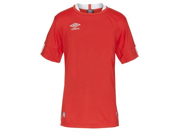 UMBRO UX Elite SS Jsy Rød/Hvit L Flott kortermet spillertrøye 