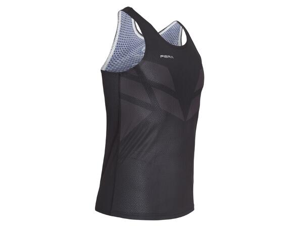 FIBRA Xtrm Singlet Sort M Lett komfortabel singlet 