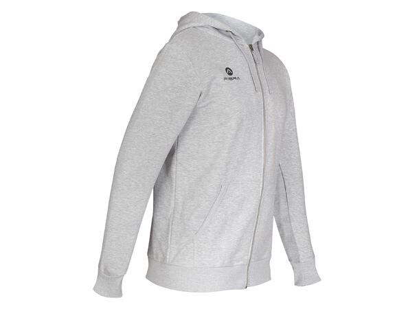 FIBRA Basic Hood Jacket jr Grå 128 Hettegenser med liten logo 