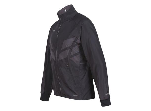 FIBRA Sync Trn Jacket Jr Sort 152 Vindtett jakke for Jr 