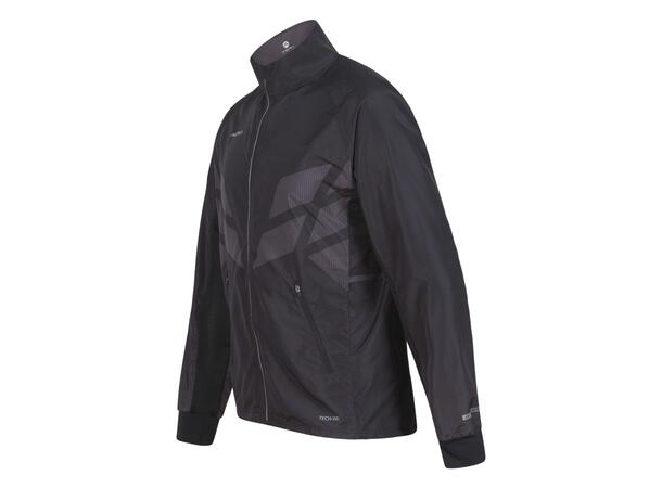 FIBRA Sync Trn Jacket Jr Sort 152 Vindtett jakke for Jr 