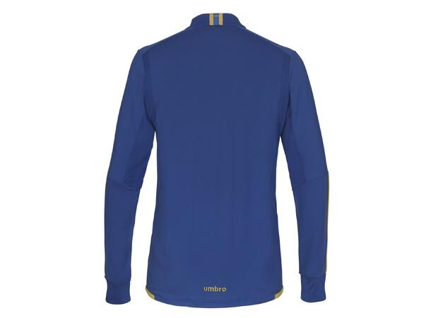 UMBRO UX Elite Half Zip Blå/Gul M Treningsgenser med glidelås 