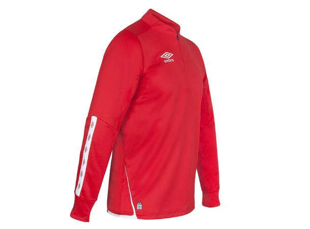 UMBRO UX Elite Half Zip Rød/Hvit XL Treningsgenser med glidelås 
