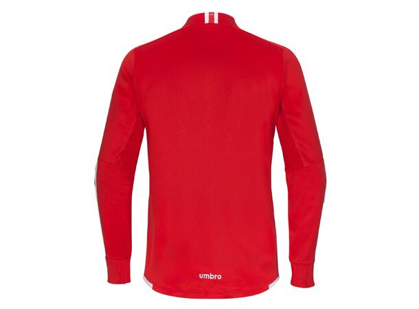 UMBRO UX Elite Half Zip Rød/Hvit XL Treningsgenser med glidelås 