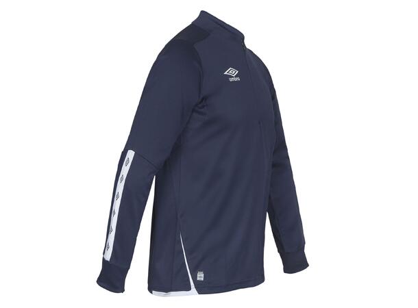 UMBRO UX Elite Half Zip j Marine/Hv 140 Treningsgenser med glidelås 