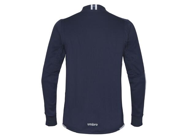 UMBRO UX Elite Half Zip j Marine/Hv 140 Treningsgenser med glidelås 