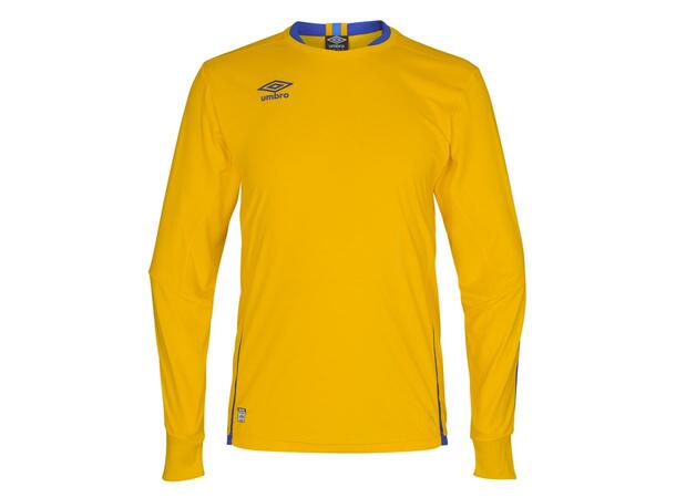 UMBRO UX Elite LS Jsy j Gul/Blå 164 Flott langermet spillertrøye 