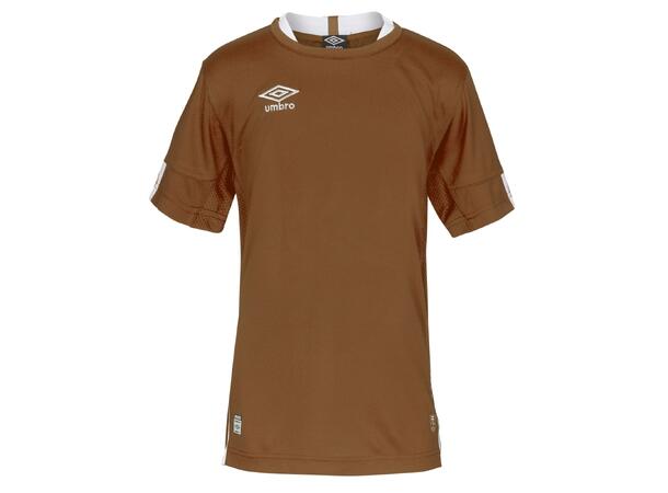 UMBRO UX Elite SS Jsy j Brun/Hvit 164 Flott kortermet spillertrøye 