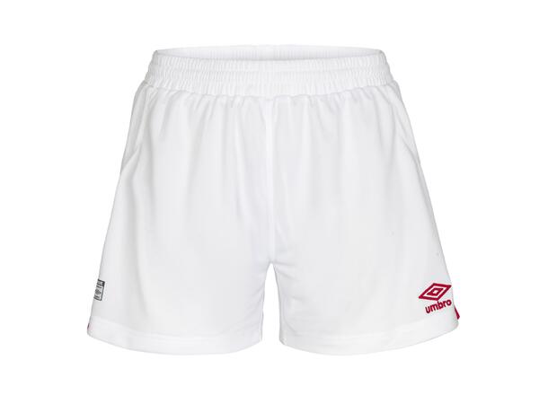 UMBRO UX Elite Shorts W Hvit/Rød 44 Flott spillershorts 