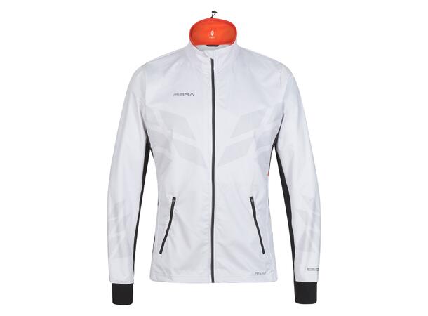 FIBRA Sync Hybrid Jacket Jr Hvit 128 Treningsjakke med vindtett front 