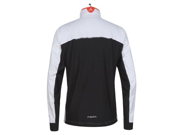 FIBRA Sync Hybrid Jacket Jr Hvit 128 Treningsjakke med vindtett front 