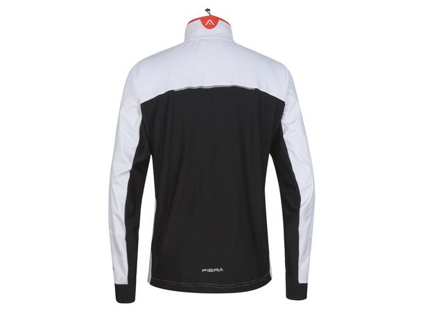 FIBRA Sync Hybrid Jacket Jr Hvit 128 Treningsjakke med vindtett front 