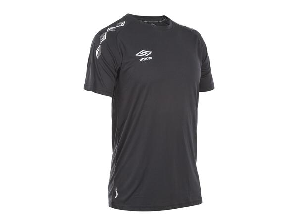 UMBRO UX-1 Trn Tee Sort/Hvit 5XL Enklere teknisk T-skjorte 