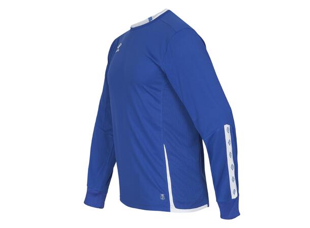 UMBRO UX Elite LS Jsy Blå/Hvit L Flott langermet spillertrøye 