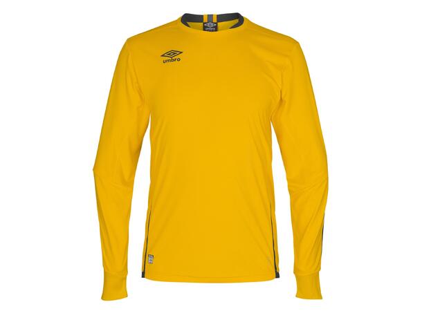UMBRO UX Elite LS Jsy Gul/Sort M Flott langermet spillertrøye 