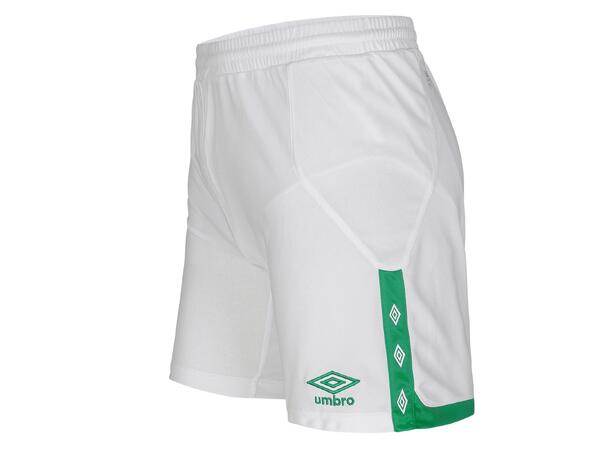 UMBRO UX Elite Shorts Hvit/Grønn XS Flott spillershorts