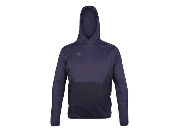UMBRO Core Tech Hoodie Jr Marine 140 Hettegenser i resirkulert polyester 