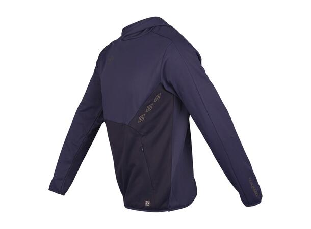UMBRO Core Tech Hoodie Jr Marine 140 Hettegenser i resirkulert polyester 