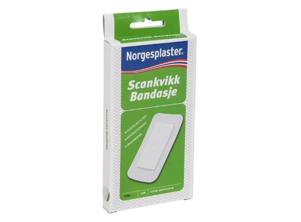 SCANSPORT Scankvikk Bandasjepl. 5x10 cm Bandasjeplaster