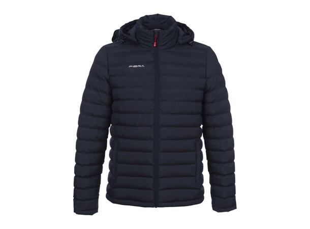 FIBRA Edge Padded Jkt Marine M Vattert jakke med avtagbar hette 
