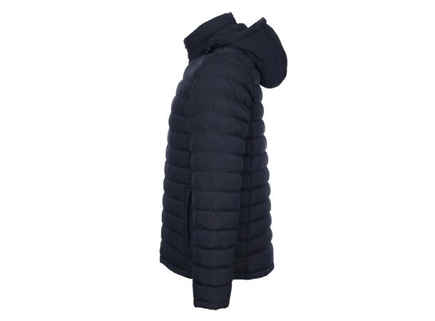 FIBRA Edge Padded Jkt Marine M Vattert jakke med avtagbar hette 