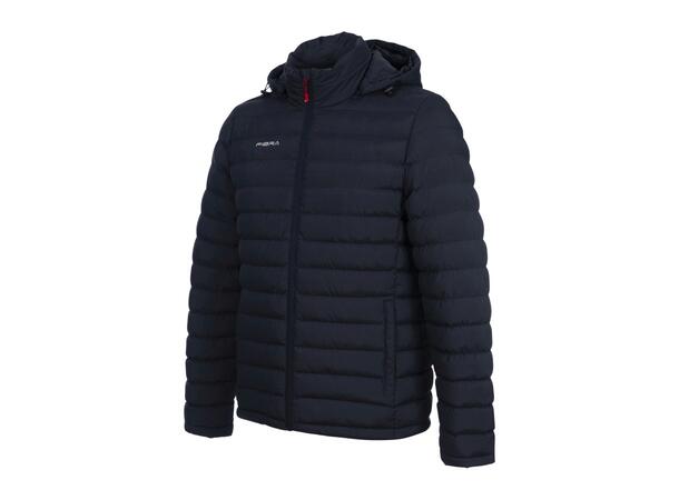 FIBRA Edge Padded Jkt Marine M Vattert jakke med avtagbar hette 