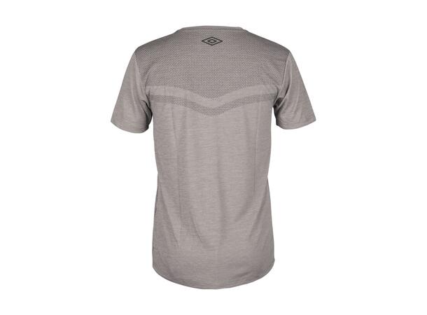 UMBRO Core Tech Tee Gråmelert XL Behagelig trenings t-skjorte